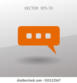 chatting icon. vector illustration