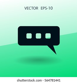 chatting icon. vector illustration