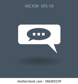 chatting icon. vector illustration