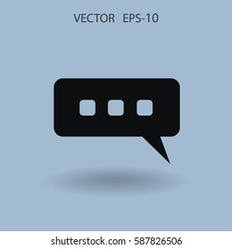 chatting icon. vector illustration