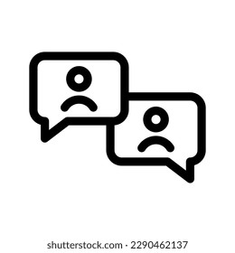 Chatting Icon Vector Symbol Design Illustration