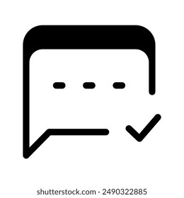 Chatting Icon Vector Symbol Design Illustration