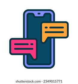 chatting icon for your website, mobile, presentation, and logo design.