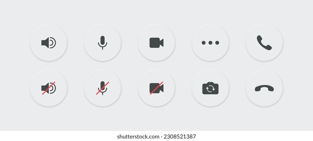 Chatting in Internet. Silhouette, black, internet communication. Vector icons.