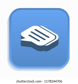 Chatting isometric icon. Vector illustrations isolated for graphic and web design in 3d style.