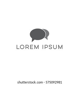chatting logo design