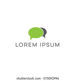 chatting logo design
