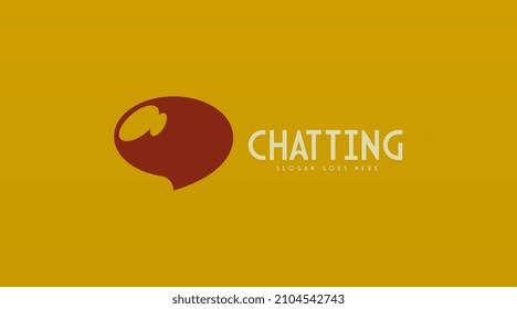 Chatting Logo Design Concept Vector. Bubble Chat Logo Template Vector