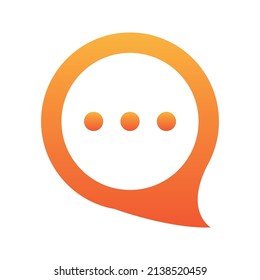 Design-Symbol für Chatlogo-Elemente-Designvorlage