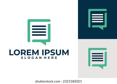 chatting logo icon vector template