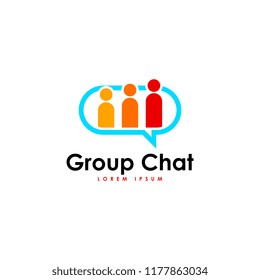 Chatting logo vector. Chatting logo template. Communication logo template