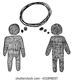 Chatting people