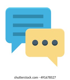Chatting Vector Icon