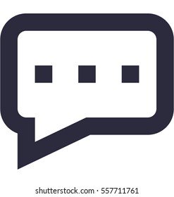Chatting Vector Icon 
