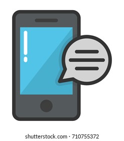 Chatting Vector Icon