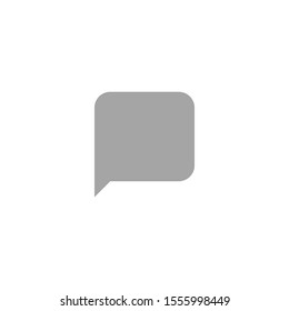 Chatting vector icon. Black illustration isolated on white background for graphic and web design.