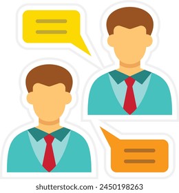 Chatting vector icon. Can be used for printing, mobile and web applications.