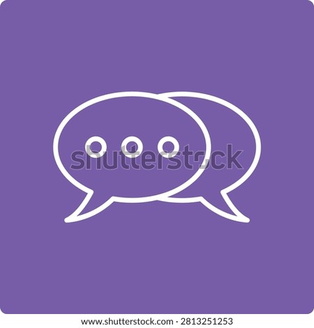 Chatting vector icon. Can be used for printing, mobile and web applications.