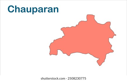 Mapa de subdivisão de Chauparan, Distrito de Hazaribagh, Estado de Jharkhand, República da Índia, Governo de Jharkhand, Território indiano, Índia Oriental, política, aldeia, turismo