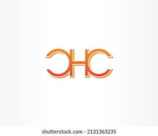 CHC initial letter logo concept