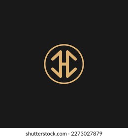 Logotipo De Carta CHC Con Plantilla De Vector De Typografía Empresarial Moderna Creativa. Diseño del logotipo de la carta de resumen creativa CHC
