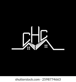 CHC Real State logo design, CHC simple and modern logo. CHC luxurious alphabet design  