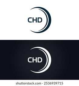 CHD logo. C H D design. White CHD letter. CHD, C H D letter logo design. C H D letter logo design in GOLD,