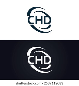 CHD logo. C H D design. White CHD letter. CHD, C H D letter logo design. C H D letter logo design in GOLD,