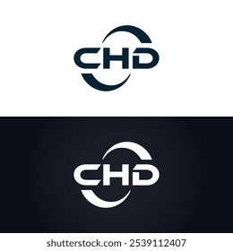 CHD logo. C H D design. White CHD letter. CHD, C H D letter logo design. C H D letter logo design in GOLD,