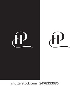 Diseño de logotipo de letra de monograma de CHD