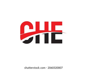 CHE Letter Initial Logo Design Vector Illustration