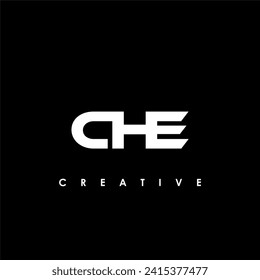 CHE Letter Initial Logo Design Template Vector Illustration