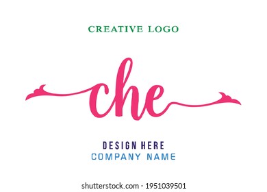 CHE lettering logo is simple, easy to understand and authoritative