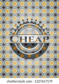 Cheap arabesque emblem background. arabic decoration.