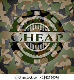 Cheap camouflage emblem
