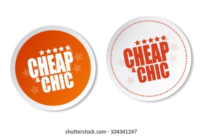Cheap & Chic stickers