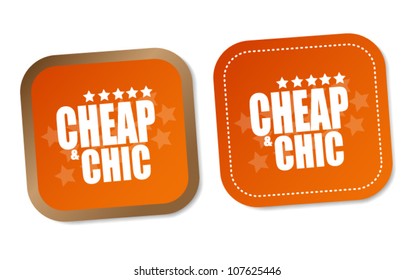 Cheap & Chic stickers