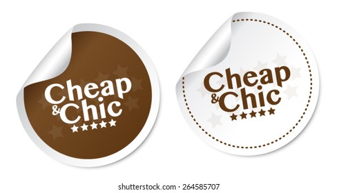 Cheap & Chic stickers