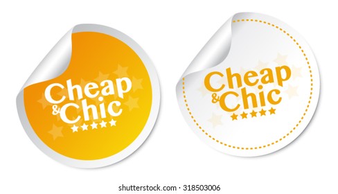 Cheap & Chic stickers