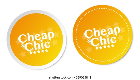 Cheap & Chic stickers