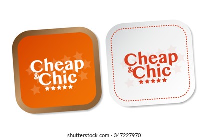 Cheap & Chic stickers