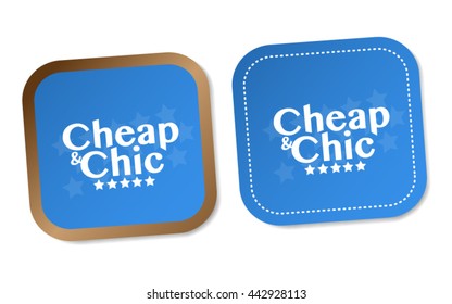 Cheap & Chic stickers