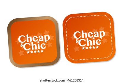 Cheap & Chic stickers