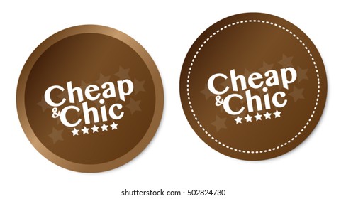 Cheap & Chic stickers