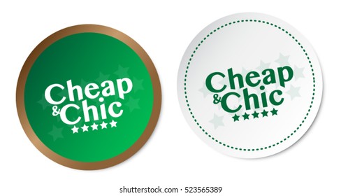 Cheap & Chic stickers