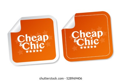 Cheap & Chic stickers
