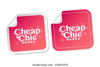 Cheap & Chic stickers