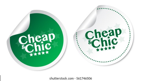 Cheap & Chic stickers