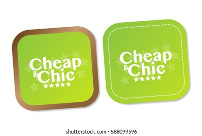 Cheap & Chic Stickers