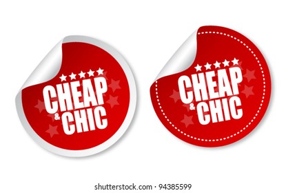 Cheap & Chic stickers